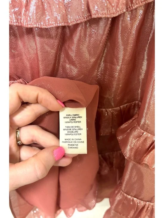 ASO Georgia Miller in Ginny and Georgia Ruffled Pink Top - Picture 7 of 10